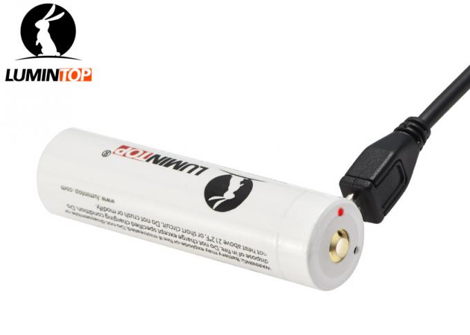 Batería recargable de Lumintop Lm34c, batería recargable del litio 3400mAh 18650