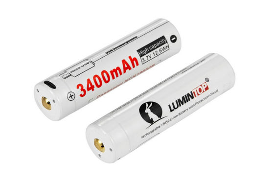 China Capacidad recargable micro de las baterías de linterna del USB alta 3.7V 3400mAh proveedor